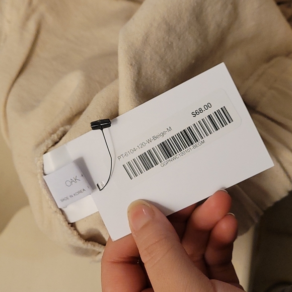 Oak and Fort beige joggers - Picture 3 of 4